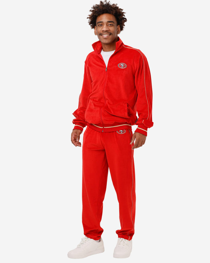 San Francisco 49ers Velour Pants FOCO - FOCO.com