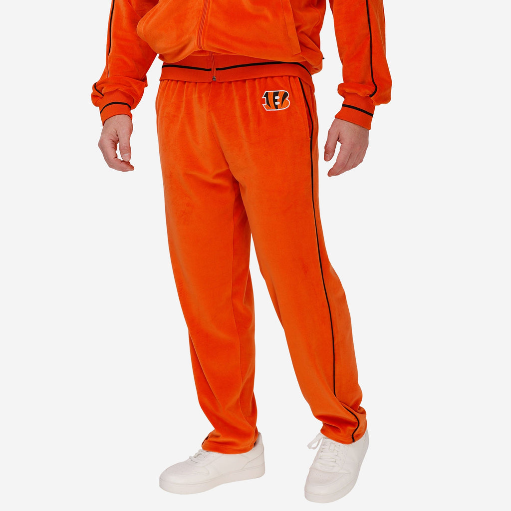 Cincinnati Bengals Orange Velour Pants FOCO S - FOCO.com