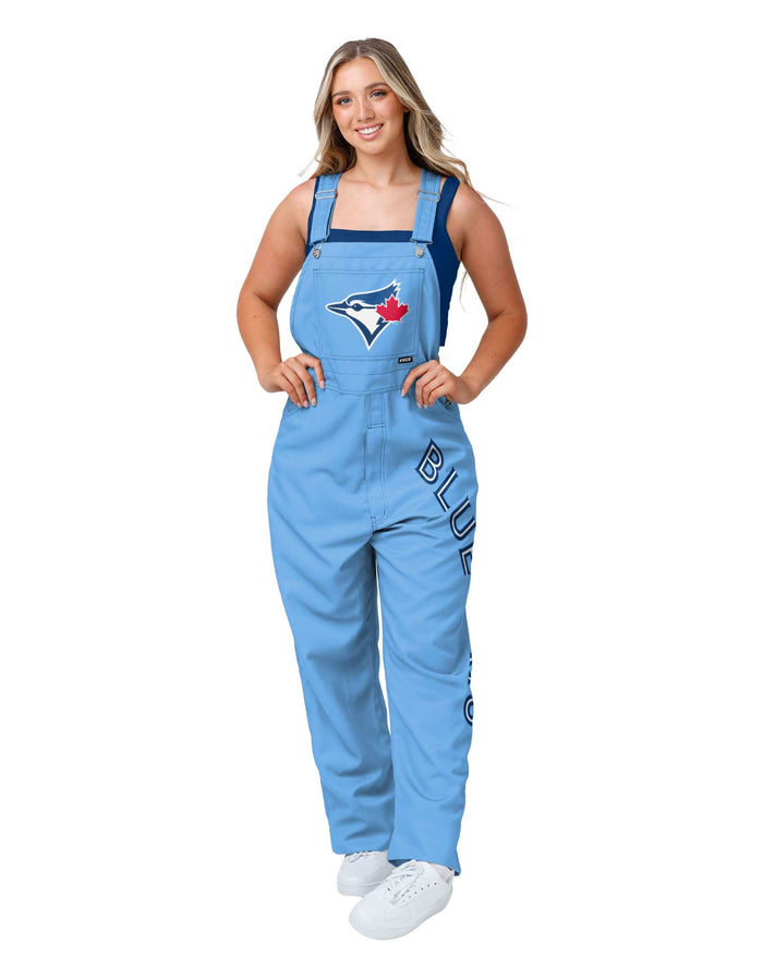 Toronto Blue Jays Womens Big Logo Bib Overalls
