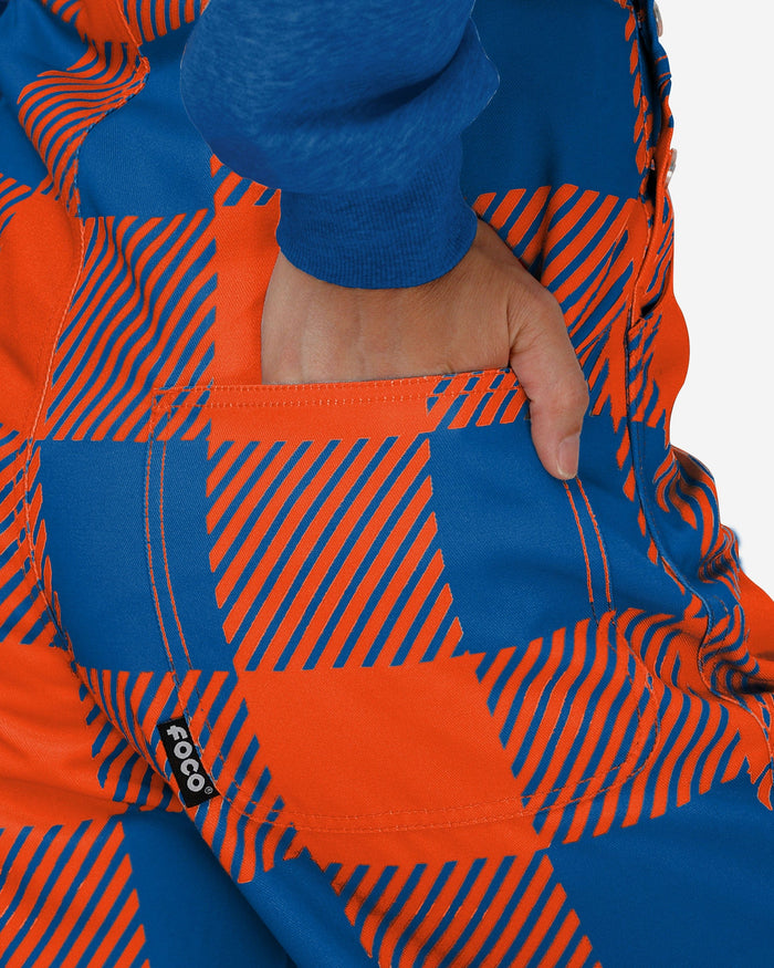 Florida Gators Womens Plaid Bib Overalls FOCO - FOCO.com