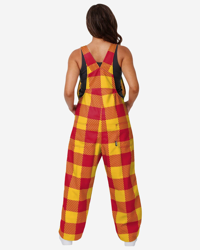 Iowa State Cyclones Womens Plaid Bib Overalls FOCO - FOCO.com