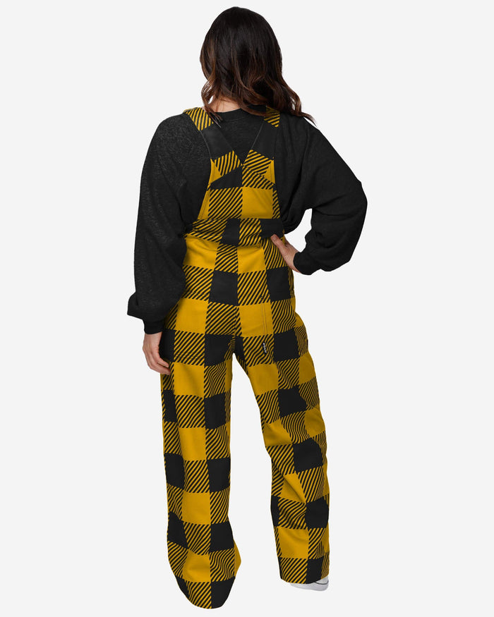 Missouri Tigers Womens Plaid Bib Overalls FOCO - FOCO.com