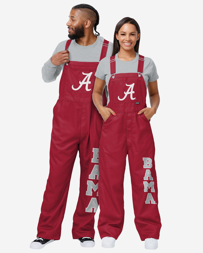 Alabama Crimson Tide Womens Big Logo Bib Overalls FOCO - FOCO.com