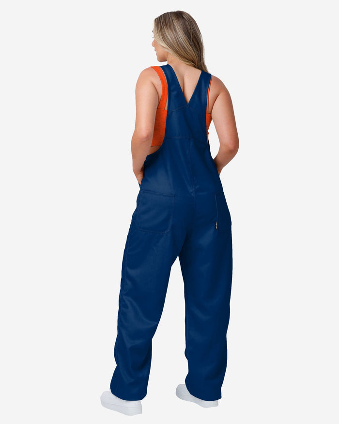 Auburn Tigers Womens Big Logo Bib Overalls FOCO - FOCO.com