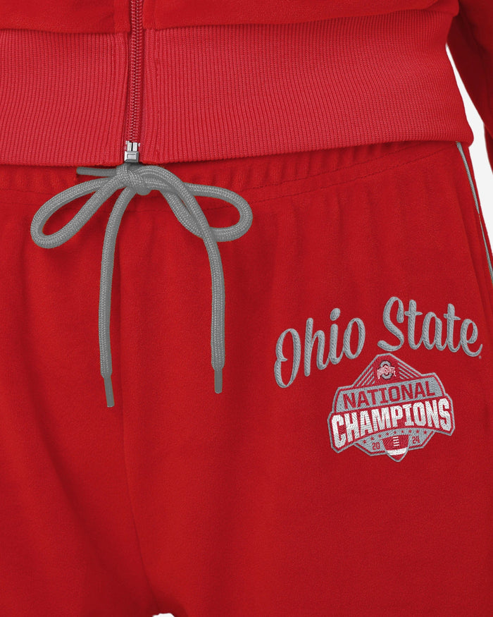 Ohio State Buckeyes 2024 Football National Champions Womens Velour Pant FOCO - FOCO.com