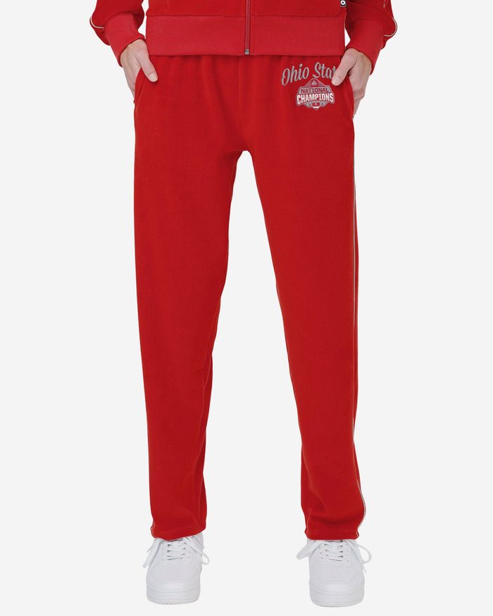 Ohio State Buckeyes 2024 Football National Champions Womens Velour Pant FOCO S - FOCO.com