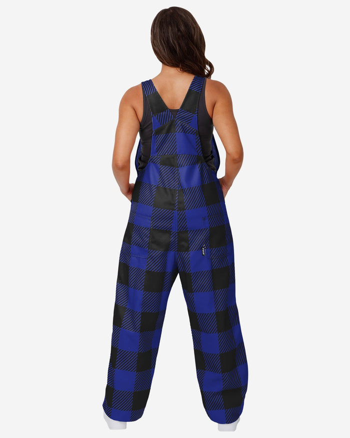 Baltimore Ravens Womens Plaid Bib Overalls FOCO - FOCO.com