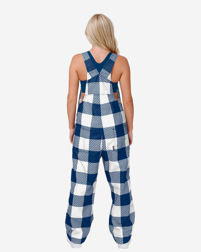 Indianapolis Colts Womens Plaid Bib Overalls FOCO - FOCO.com