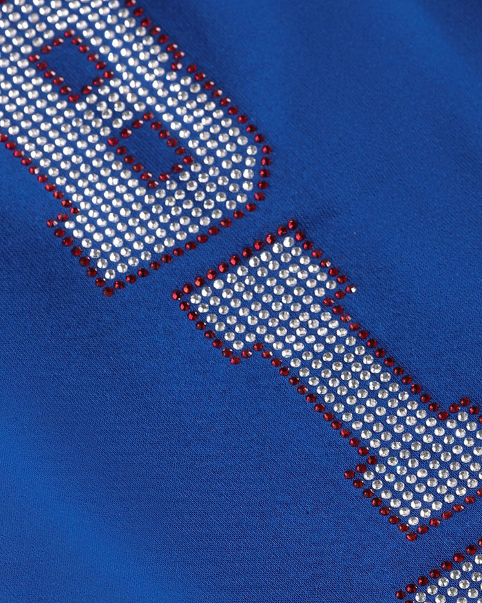 Buffalo Bills Womens Big Wordmark Rhinestone Sweatpants FOCO S - FOCO.com