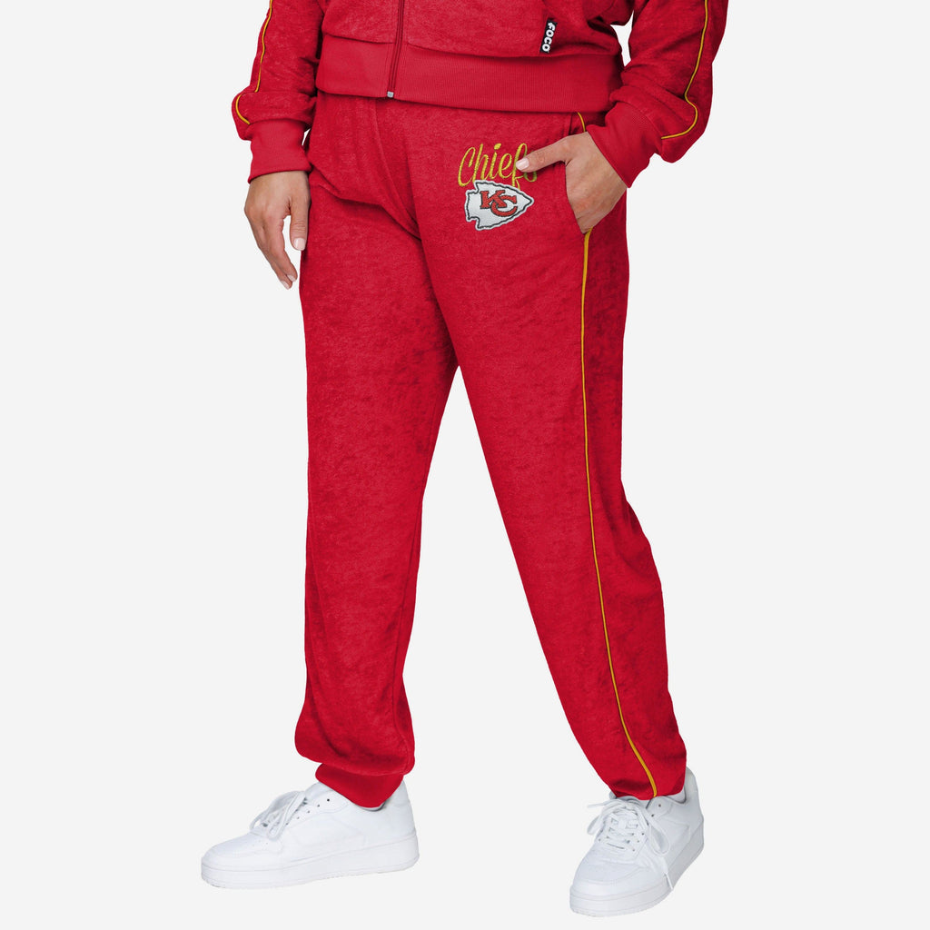 Kansas City Chiefs Womens Terry Knit Joggers FOCO S - FOCO.com