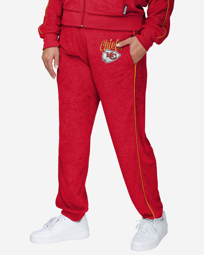 Kansas City Chiefs Womens Terry Knit Joggers FOCO S - FOCO.com