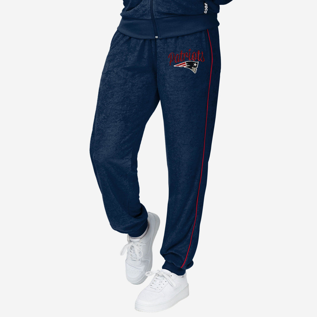 New England Patriots Womens Terry Knit Joggers FOCO S - FOCO.com