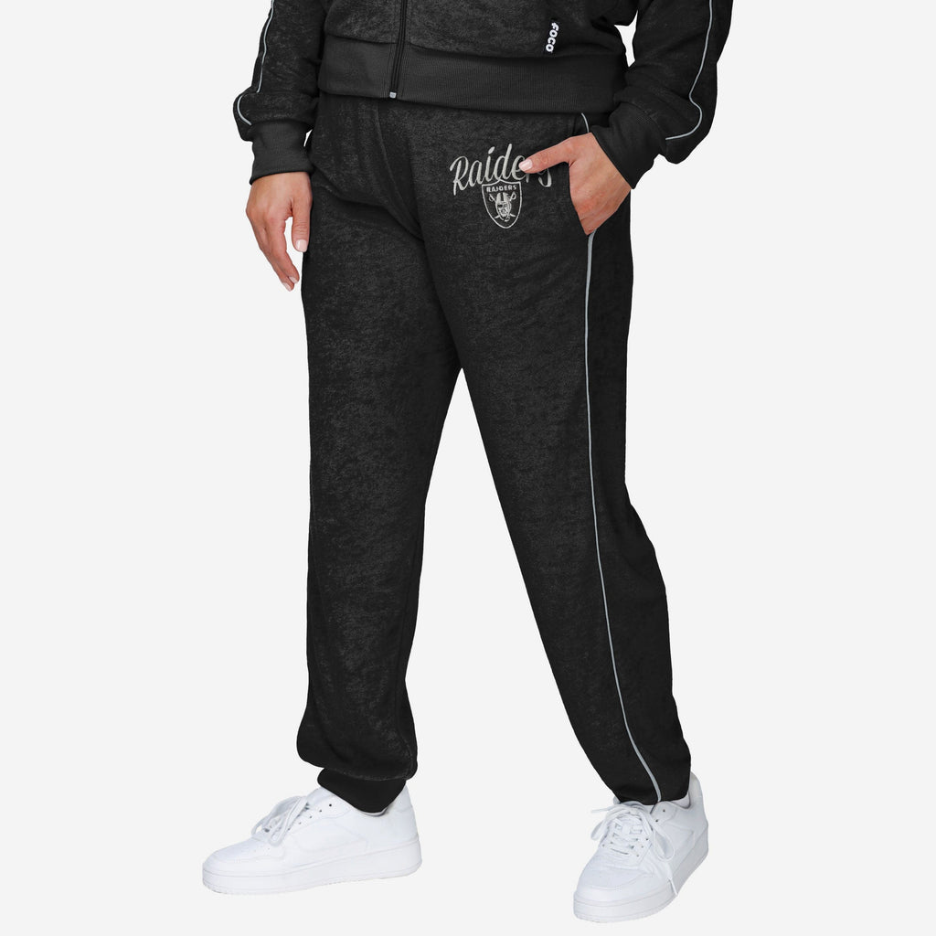 Las Vegas Raiders Womens Terry Knit Joggers FOCO S - FOCO.com