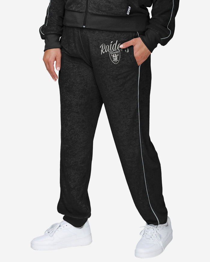 Las Vegas Raiders Womens Terry Knit Joggers FOCO S - FOCO.com