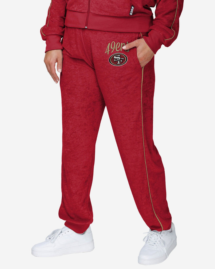 San Francisco 49ers Womens Terry Knit Joggers FOCO S - FOCO.com