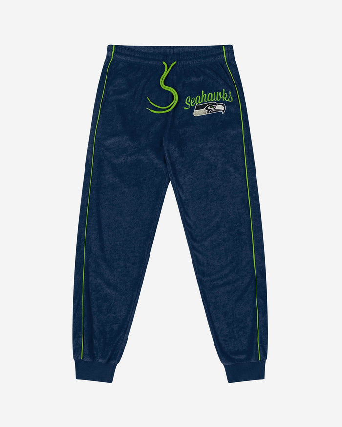 Seattle Seahawks Womens Terry Knit Joggers FOCO - FOCO.com