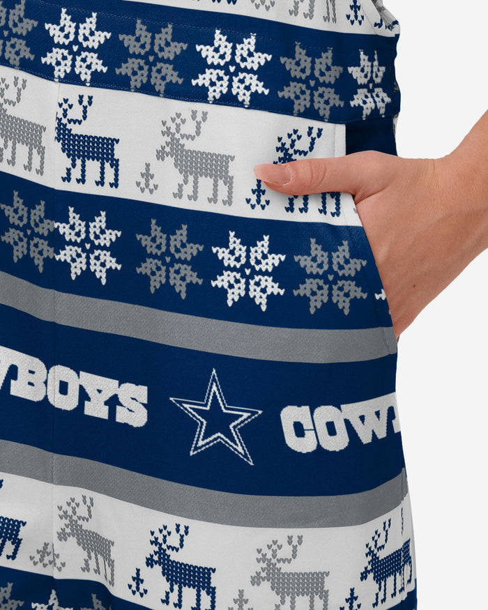 Dallas Cowboys Womens Ugly Home Gating Bib Overalls FOCO - FOCO.com