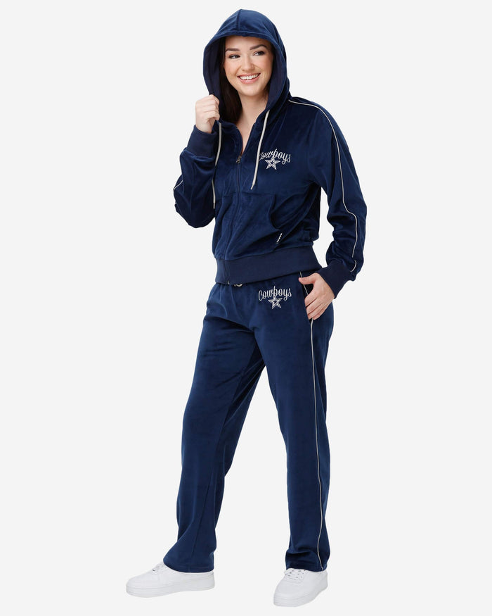 Dallas Cowboys Womens Velour Pants FOCO - FOCO.com