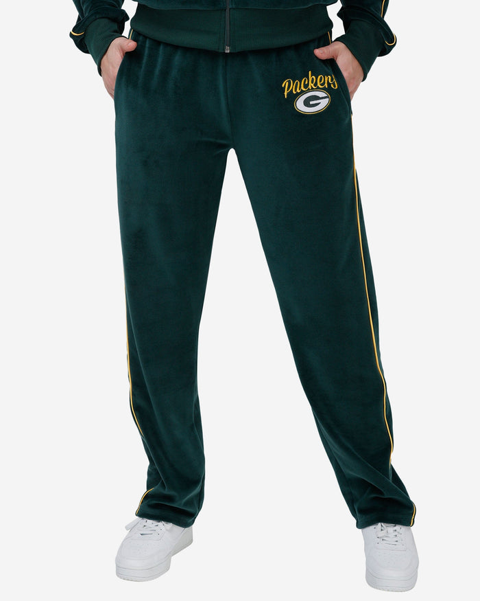 Green Bay Packers Womens Velour Pants FOCO S - FOCO.com