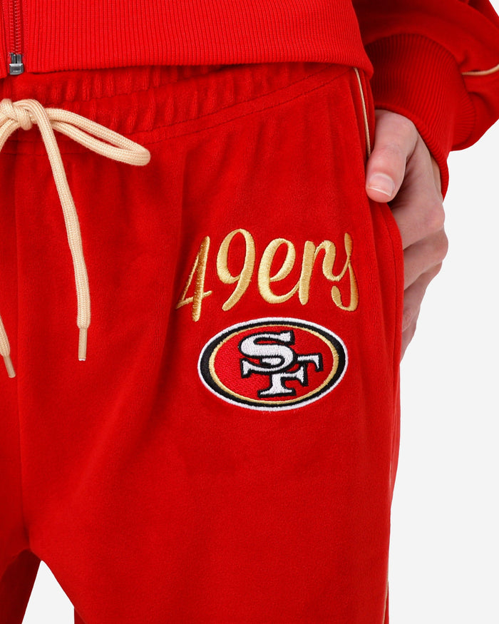 San Francisco 49ers Womens Velour Pants FOCO - FOCO.com