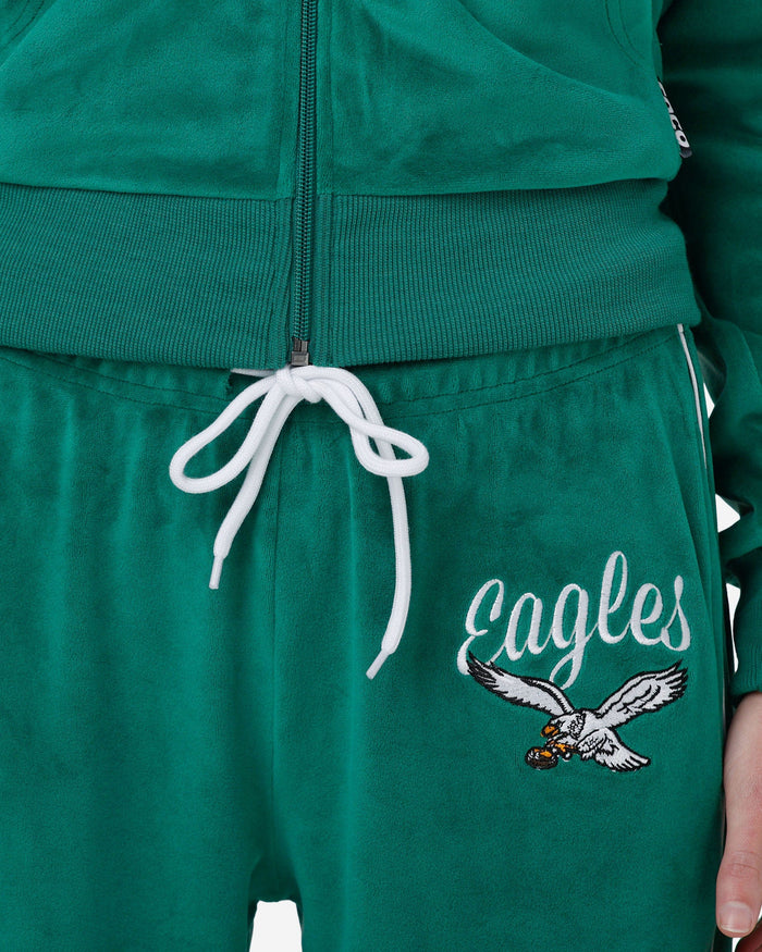 Philadelphia Eagles Womens Kelly Green Velour Pants FOCO - FOCO.com