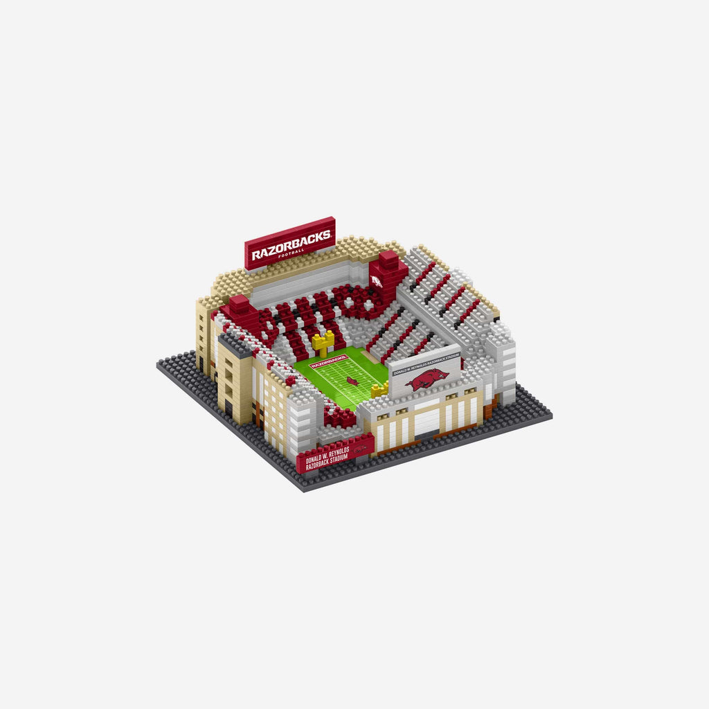 Arkansas Razorbacks Donald W Reynolds Mini BRXLZ Stadium FOCO - FOCO.com