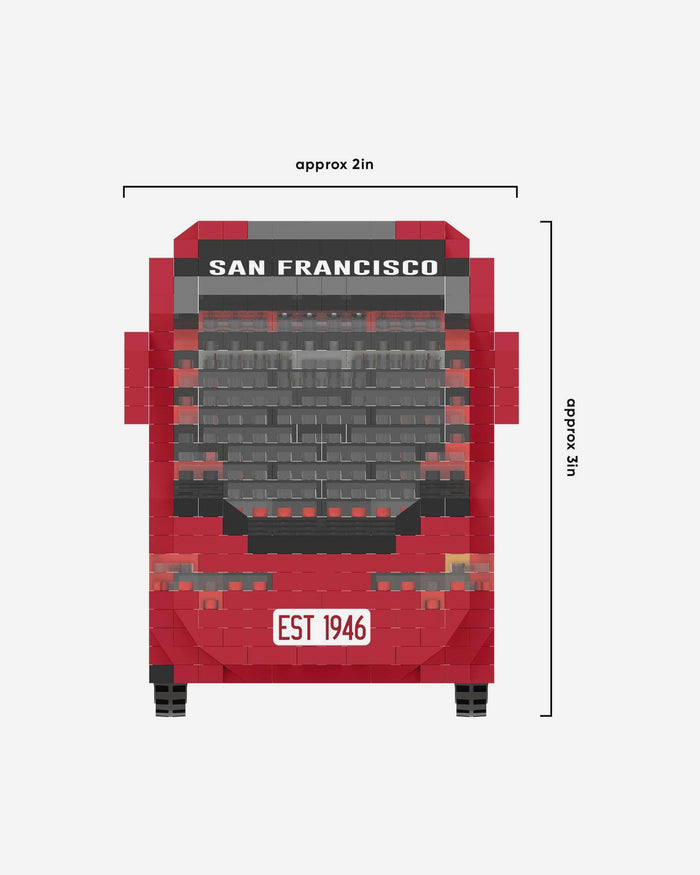 San Francisco 49ers BRXLZ Bus FOCO - FOCO.com