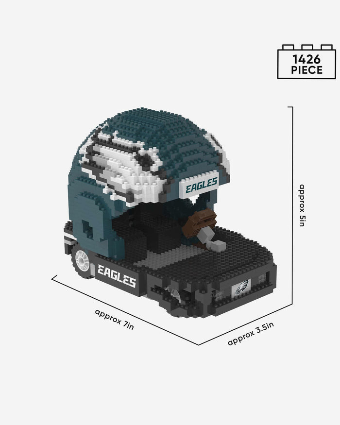 Philadelphia Eagles BRXLZ Helmet Cart FOCO - FOCO.com