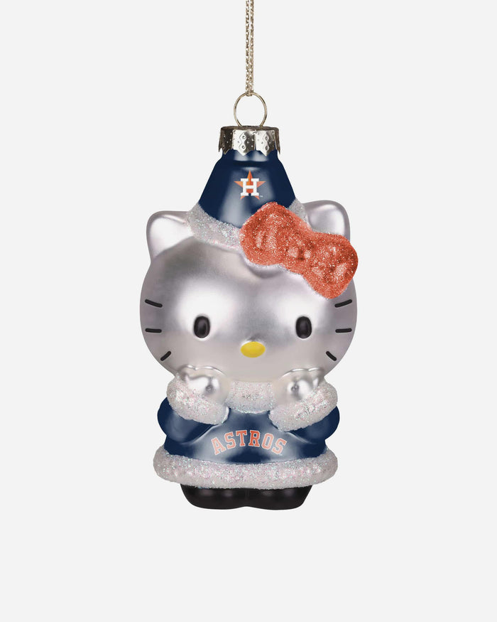 Houston Astros Hello Kitty® Glitter Ornament FOCO - FOCO.com