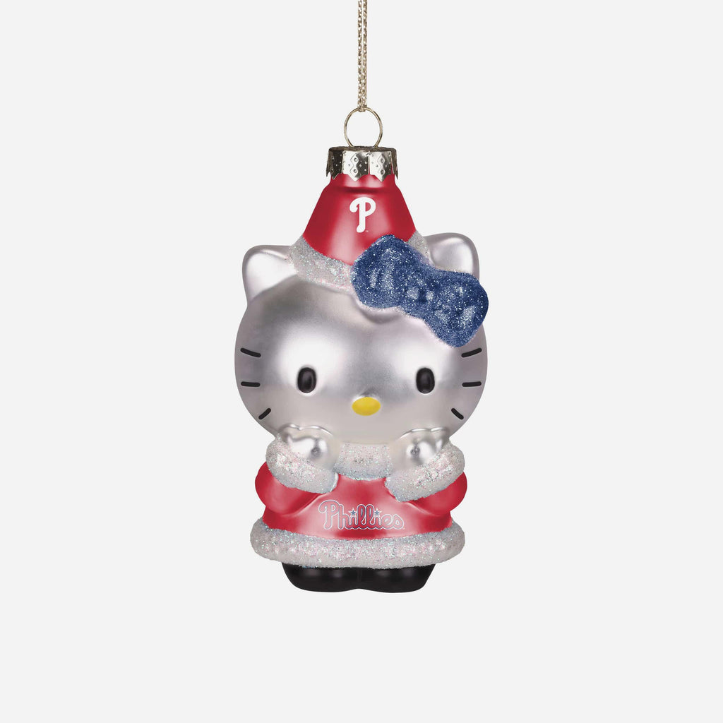 Philadelphia Phillies Hello Kitty® Glitter Ornament FOCO - FOCO.com