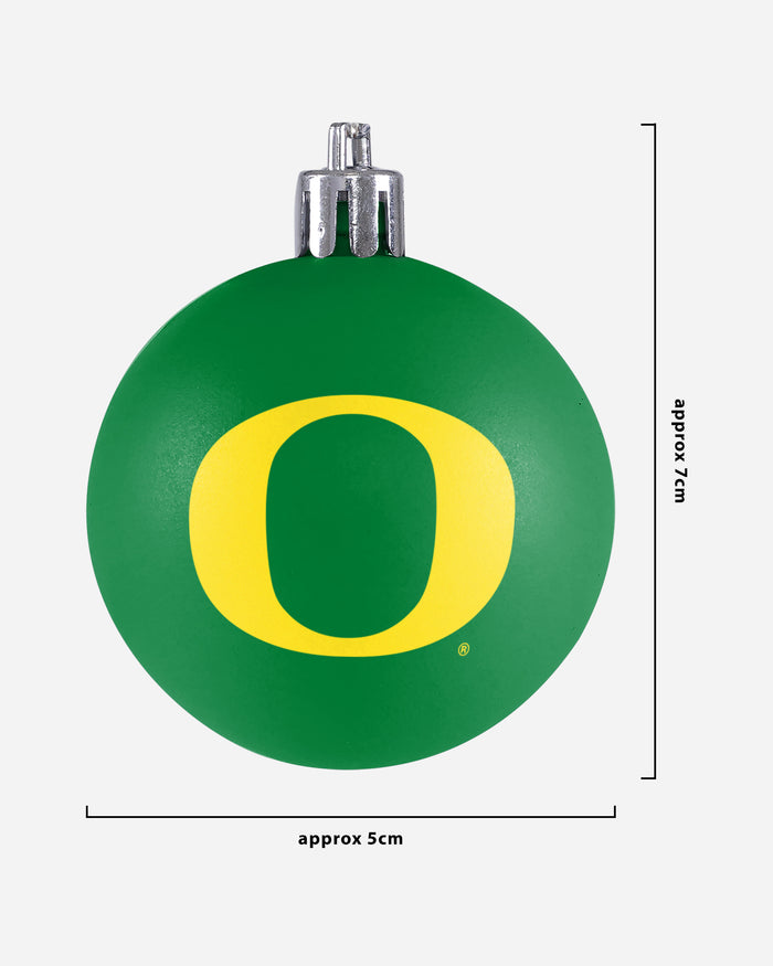 Oregon Ducks 12 Pack Ball Ornament Set Foco - FOCO.com