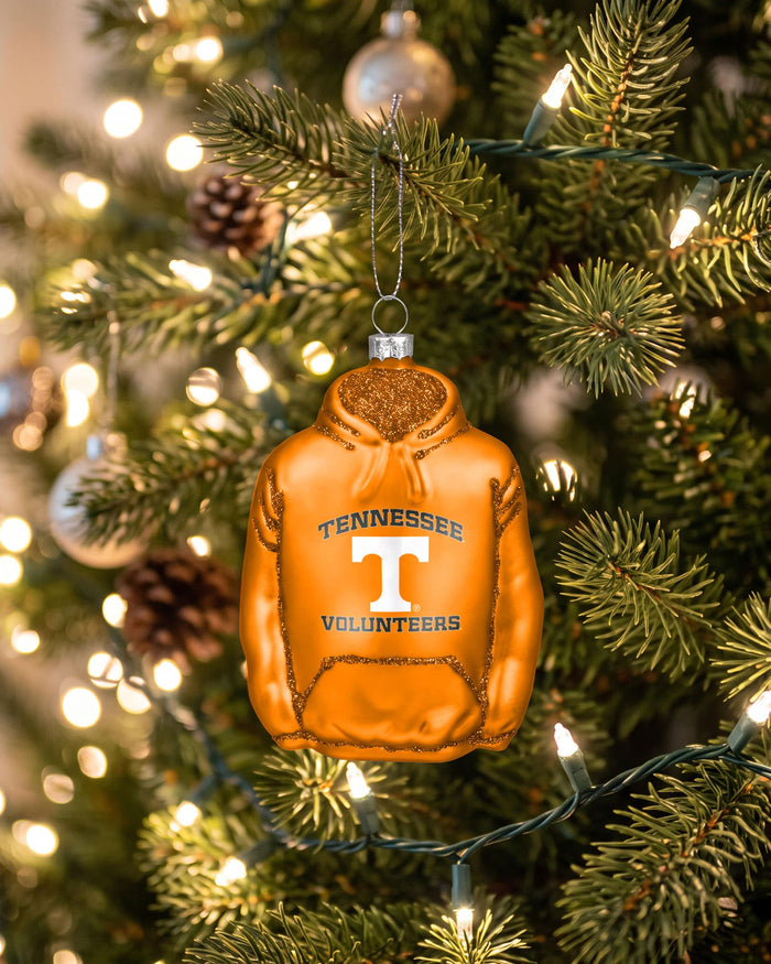 Tennessee Volunteers Glitter Hoodie Ornament FOCO - FOCO.com