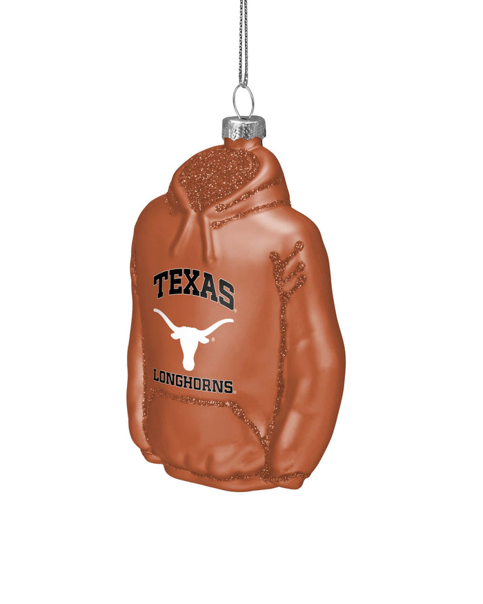 Texas Longhorns Glitter Hoodie Ornament FOCO - FOCO.com