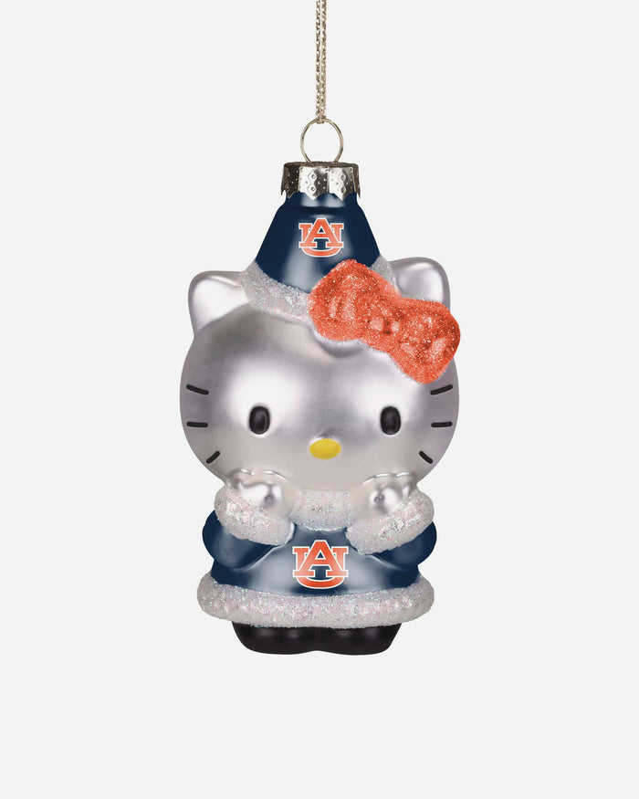 Auburn Tigers Hello Kitty® Glitter Ornament FOCO - FOCO.com
