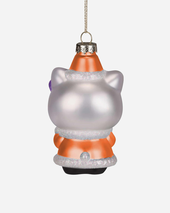 Clemson Tigers Hello Kitty® Glitter Ornament FOCO - FOCO.com