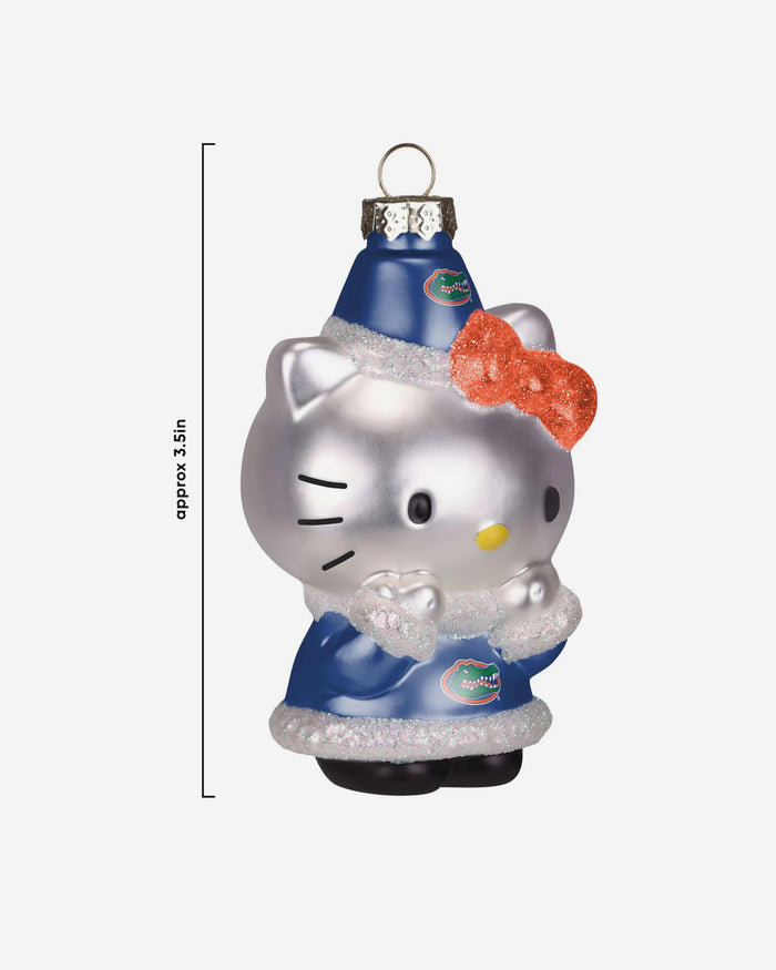 Florida Gators Hello Kitty® Glitter Ornament FOCO - FOCO.com