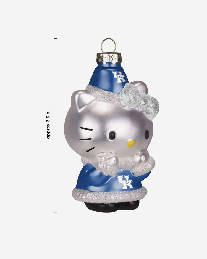 Kentucky Wildcats Hello Kitty® Glitter Ornament FOCO - FOCO.com