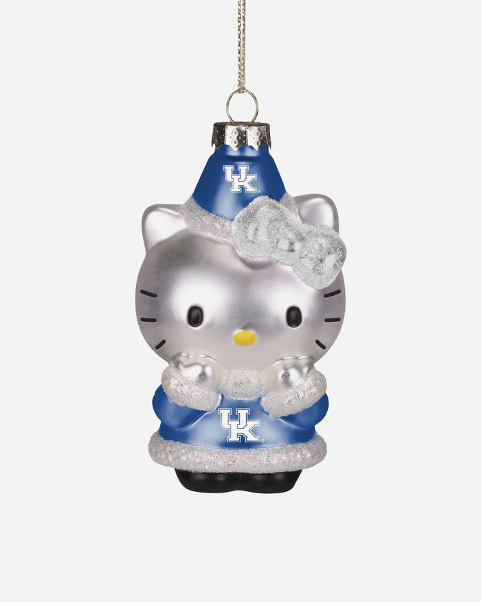 Kentucky Wildcats Hello Kitty® Glitter Ornament FOCO - FOCO.com