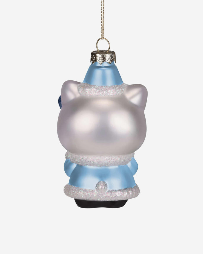 North Carolina Tar Heels Hello Kitty® Glitter Ornament FOCO - FOCO.com