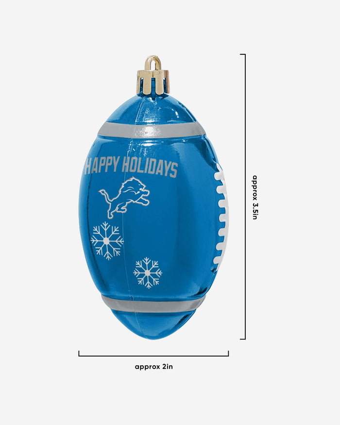 Detroit Lions 12 Pack Football Ornament Set FOCO - FOCO.com