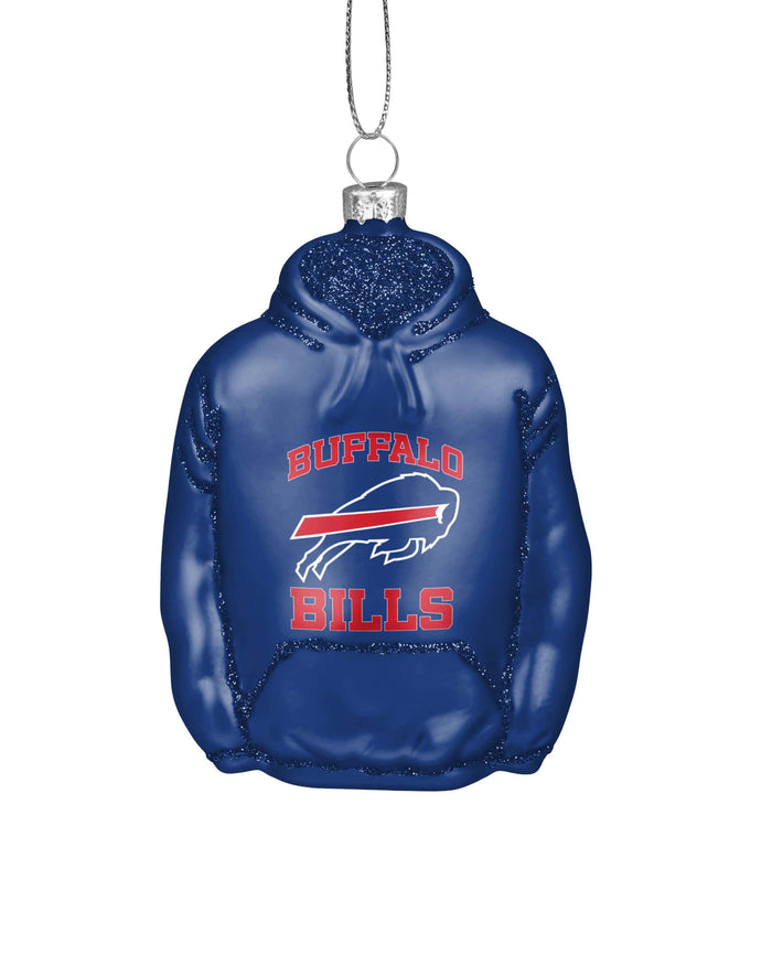 Buffalo Bills Glitter Hoodie Ornament FOCO - FOCO.com