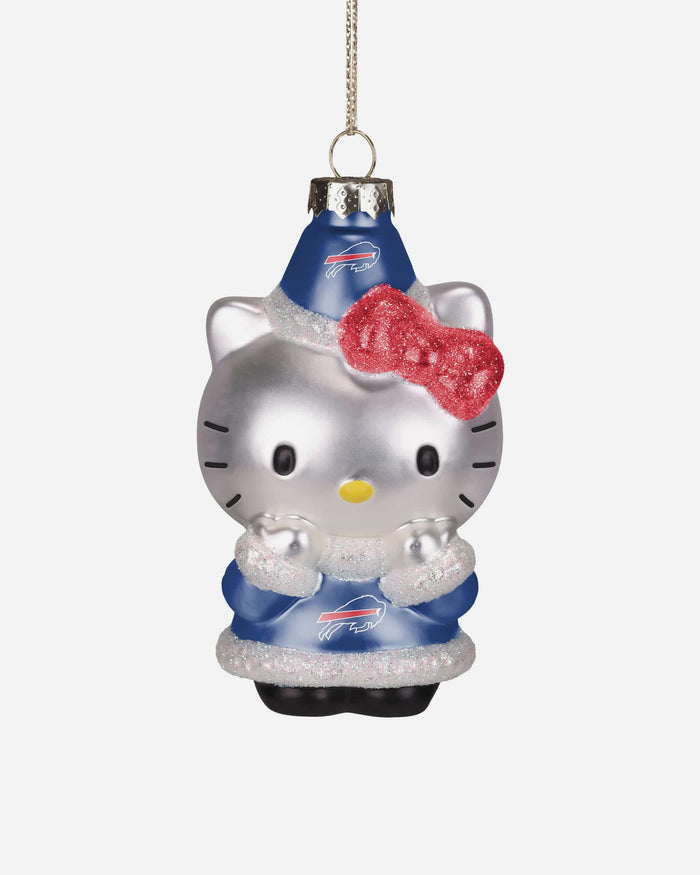 Buffalo Bills Hello Kitty® Glitter Ornament FOCO - FOCO.com