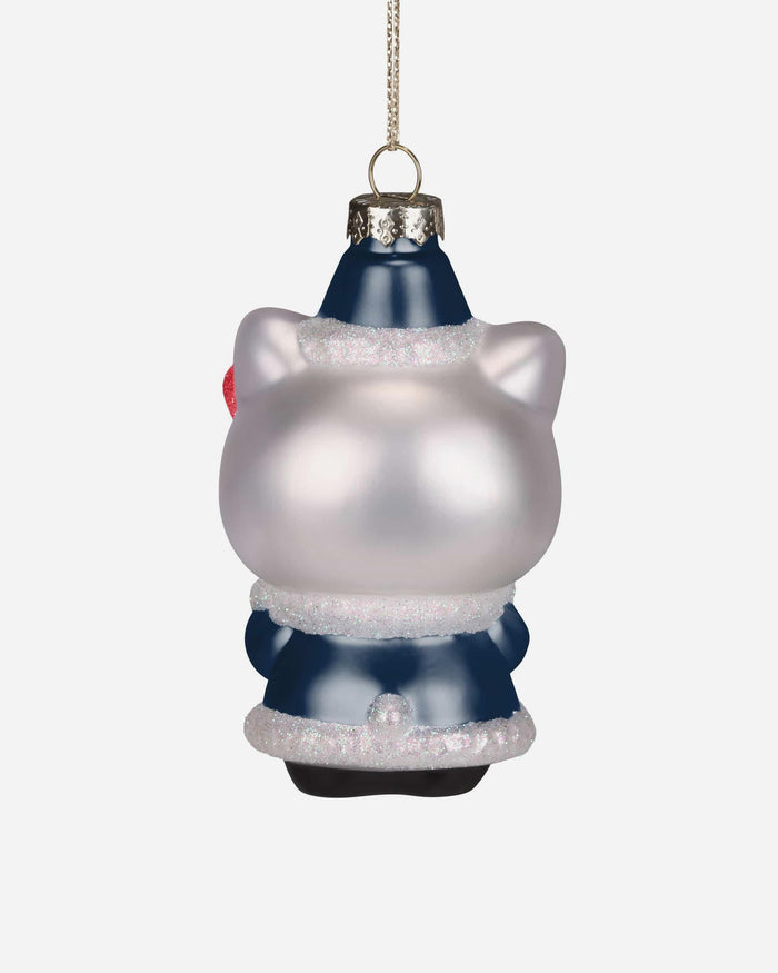 New England Patriots Hello Kitty® Glitter Ornament FOCO - FOCO.com