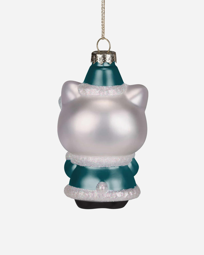 Philadelphia Eagles Hello Kitty® Glitter Ornament FOCO - FOCO.com