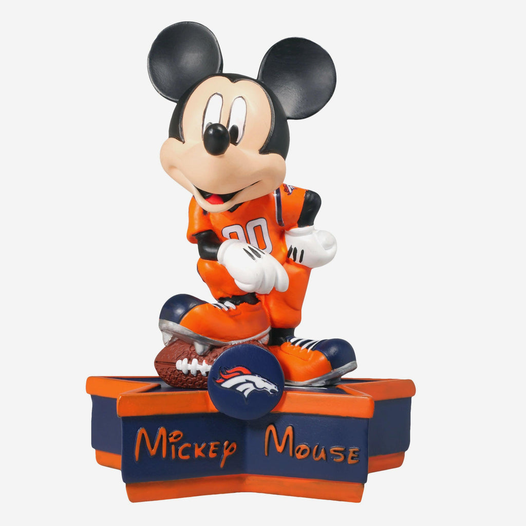 Denver Broncos Disney Mickey Mouse Uniform Figurine FOCO - FOCO.com