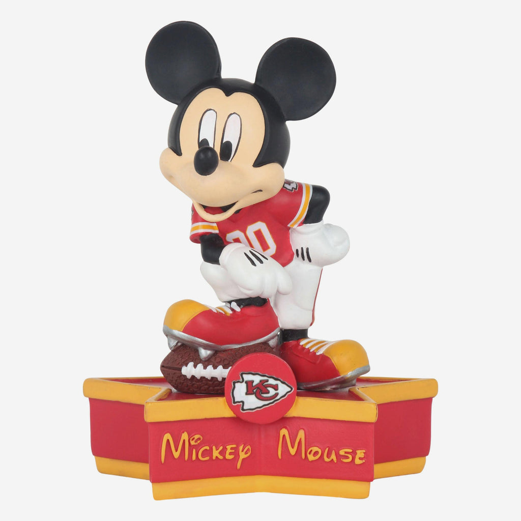 Kansas City Chiefs Disney Mickey Mouse Uniform Figurine FOCO - FOCO.com