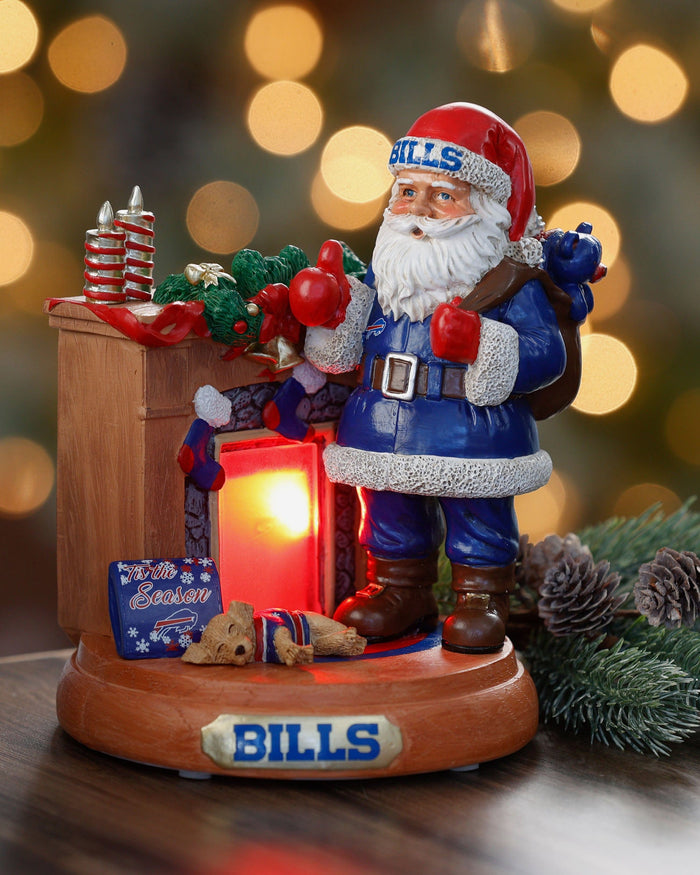 Buffalo Bills Santa Fireplace Figurine FOCO - FOCO.com