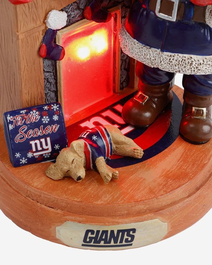 New York Giants Santa Fireplace Figurine FOCO - FOCO.com