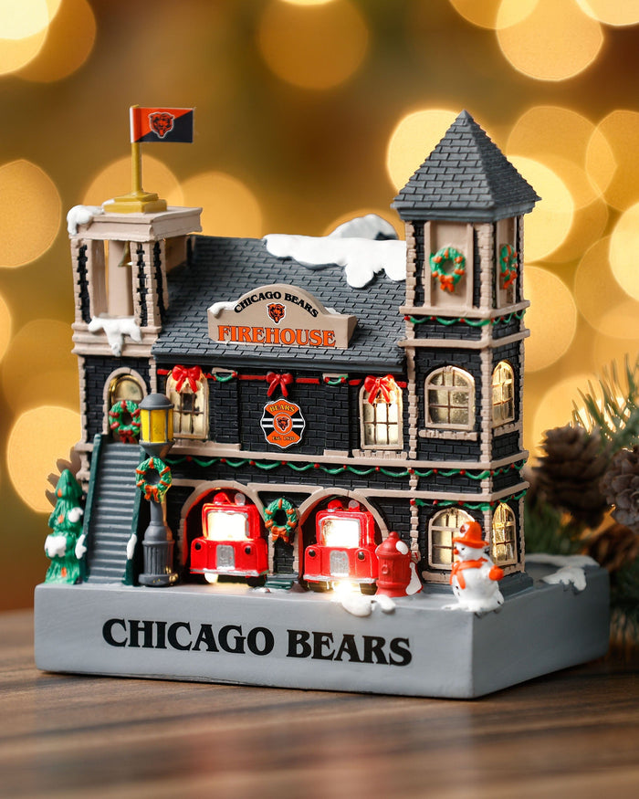 Chicago Bears Light Up Resin Team Firehouse FOCO - FOCO.com