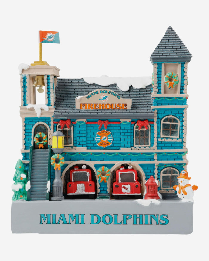 Miami Dolphins Light Up Resin Team Firehouse FOCO - FOCO.com